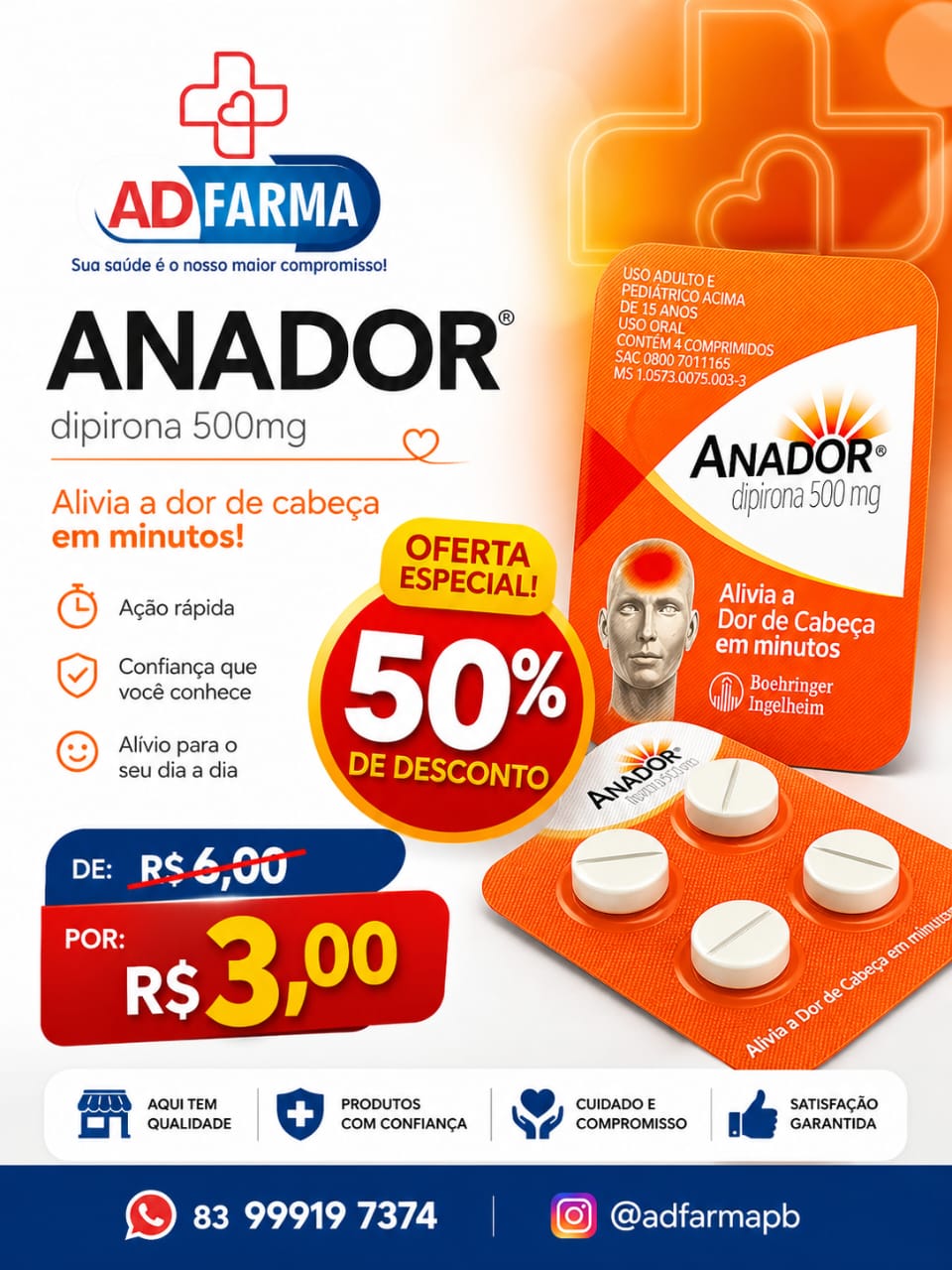 Anador - Promoção 50%