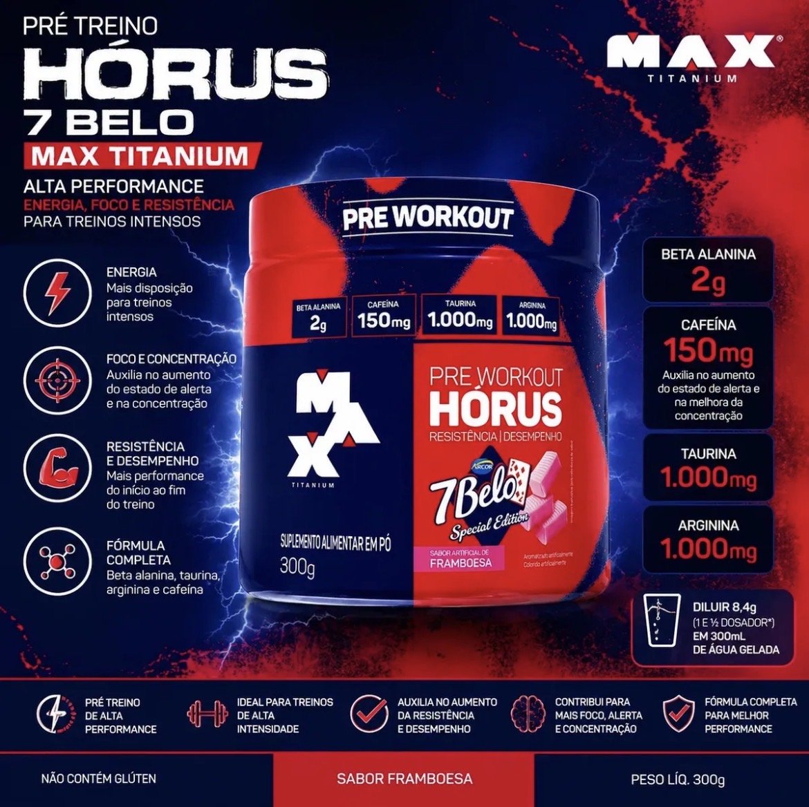 HORÚS 7 BELO MAX TITANIUM 🔥