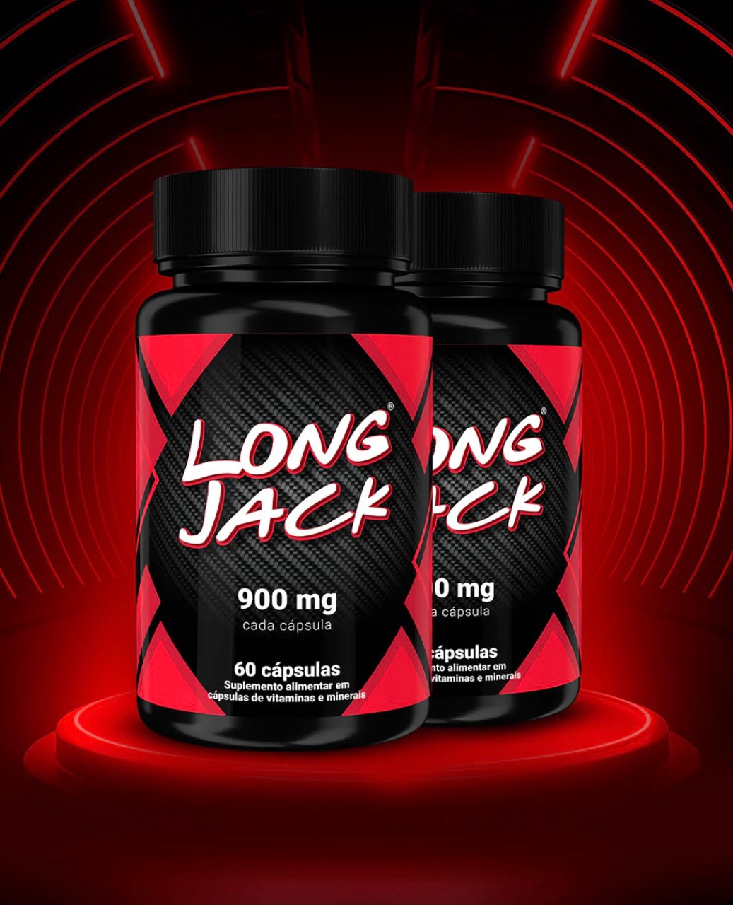 LONG JACK  🔥 LONG JACK 900mg — mais disposição, mais resistência, mais confiança para encarar o dia e dar o seu máximo.  ✅ Mais energia ✅ Mais vigor físico ✅ Mais performance ✅ Mais disposição para treinar e produzir