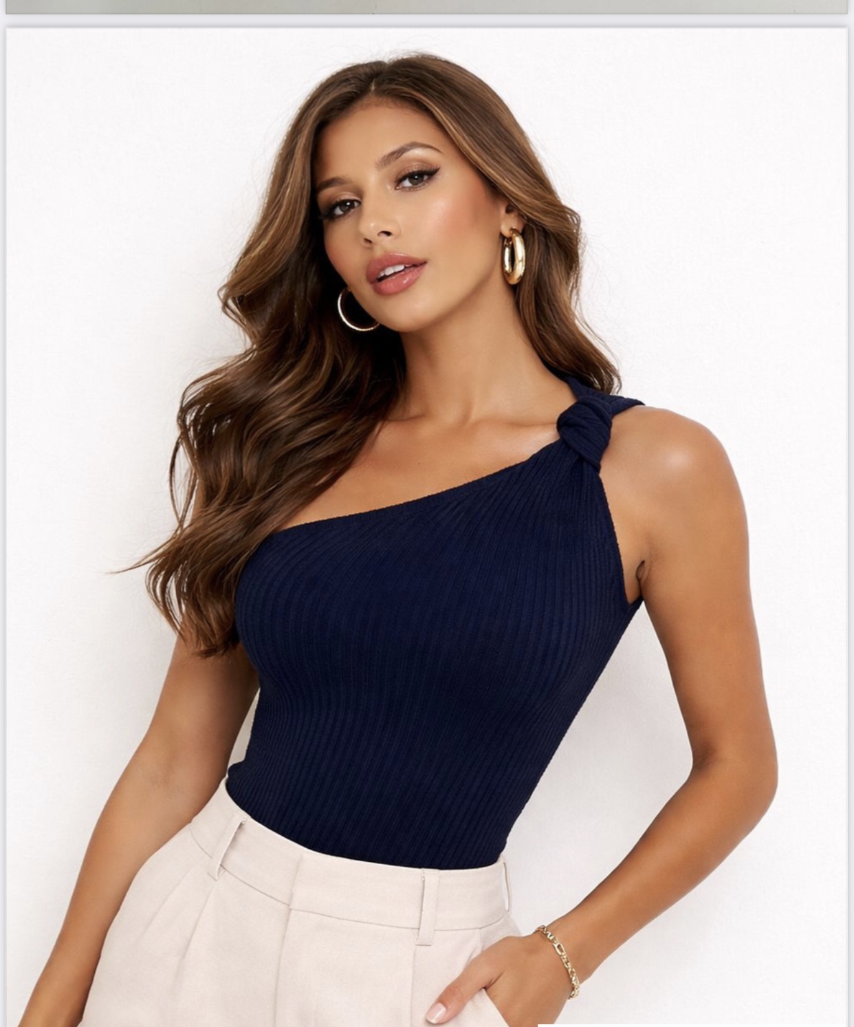 Blusa tricot.