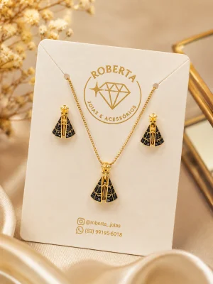 Conjunto semijóias aparecida
