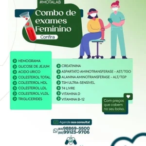Combo de Exames Femininos